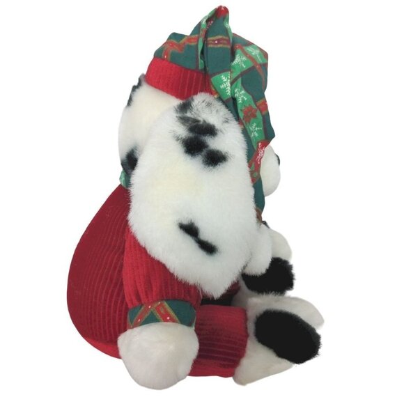 Snowflake Friends Christmas Puppy Dog Plush Slippers Stuffed Animal 14.5" - Picture 2 of 5